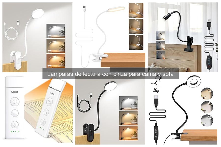 Cómo instalar una lámpara de lectura con pinza en casa