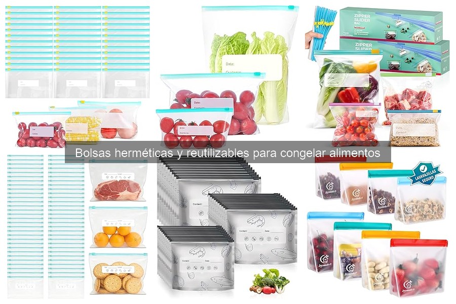 Cómo limpiar y mantener bolsas herméticas reutilizables