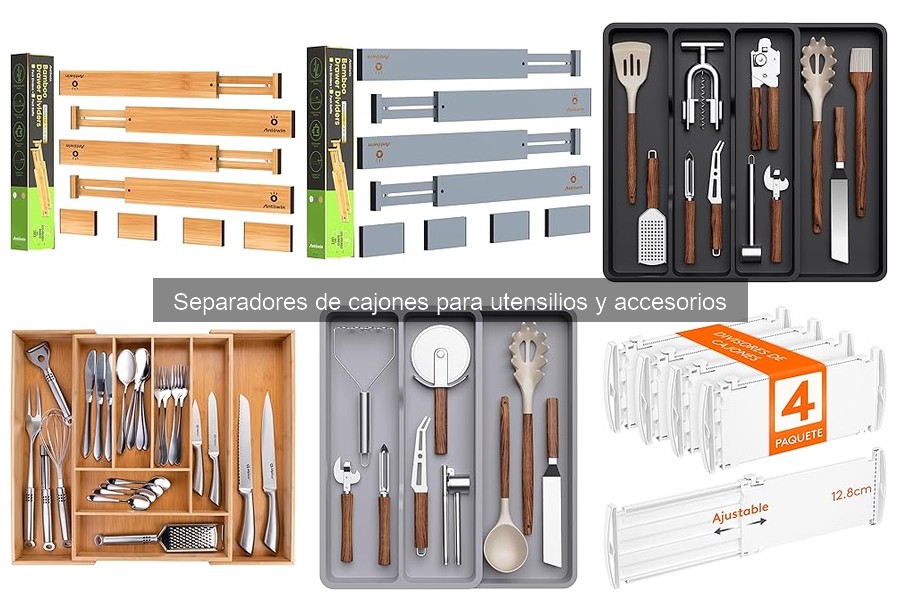 Cómo limpiar y mantener separadores de cajones