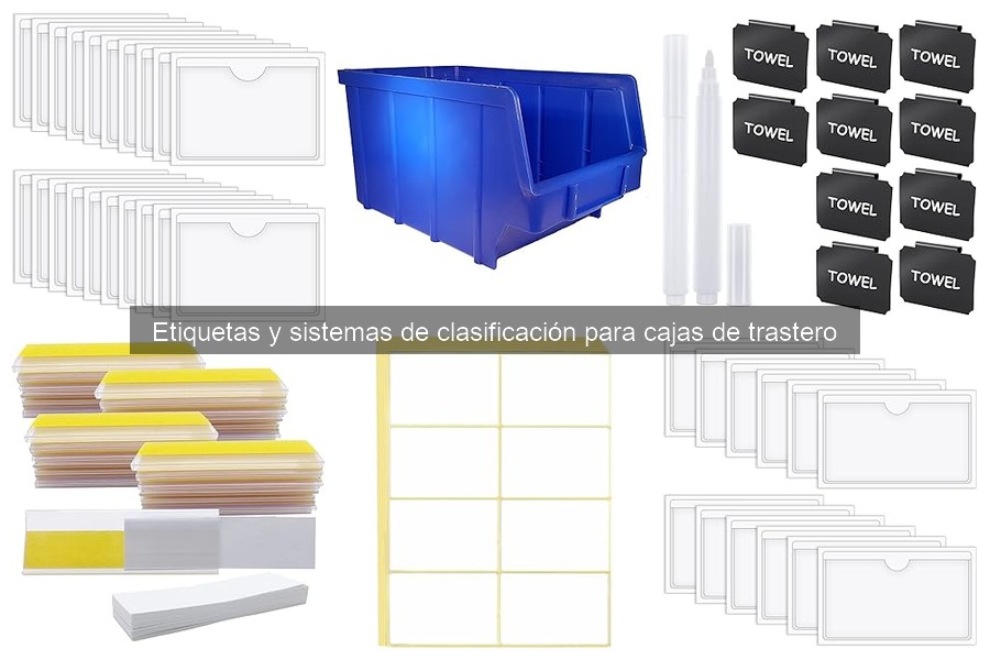 Cómo mantener etiquetas de cajas de trastero en buen estado