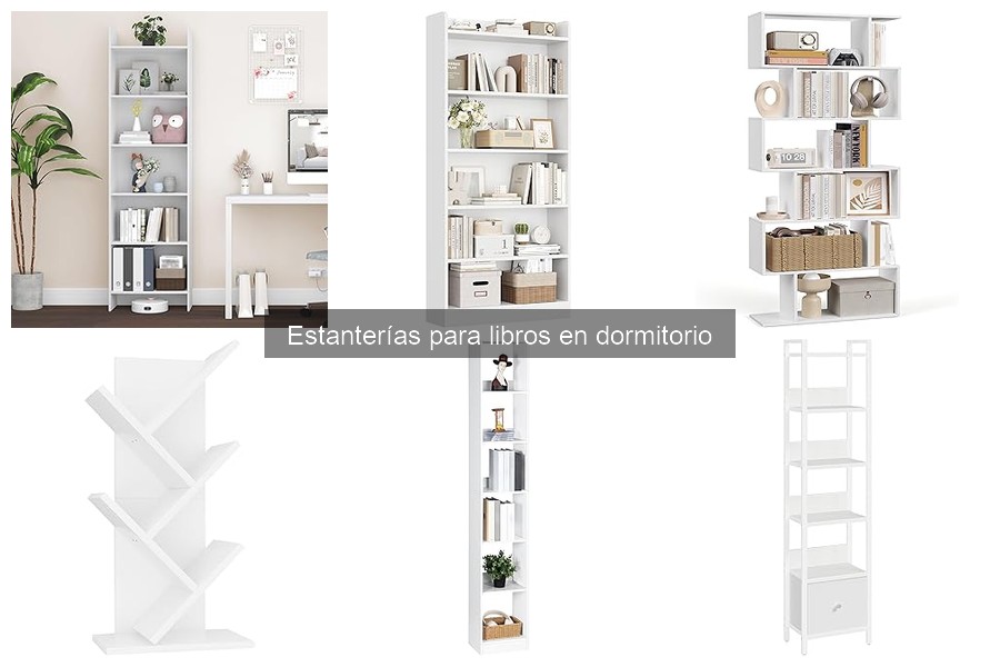 Cómo organizar libros en estanterías del dormitorio