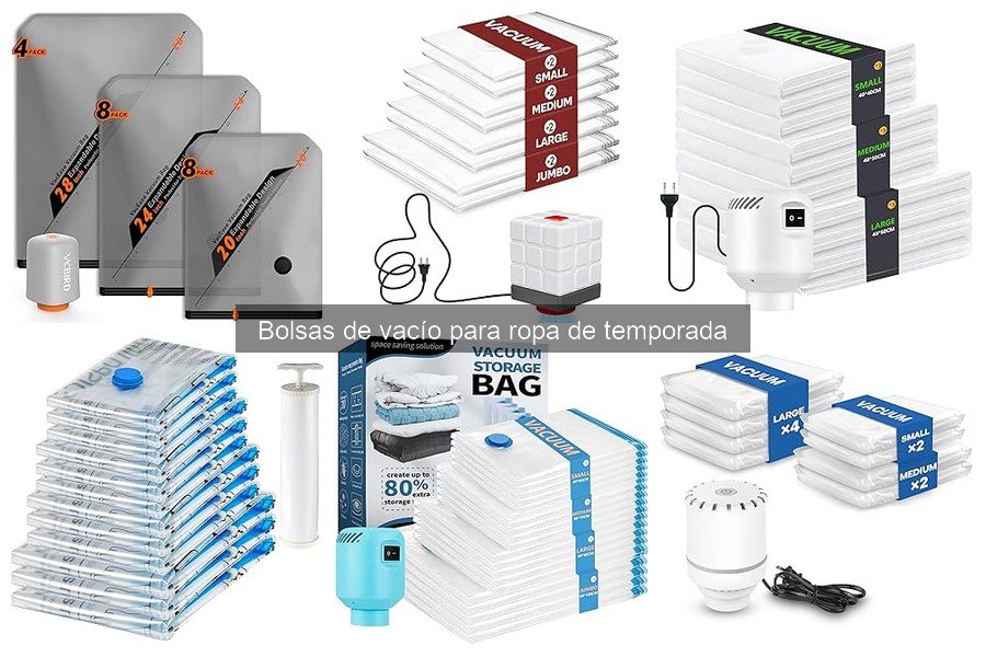 Cómo usar adecuadamente las bolsas de vacío para ropa