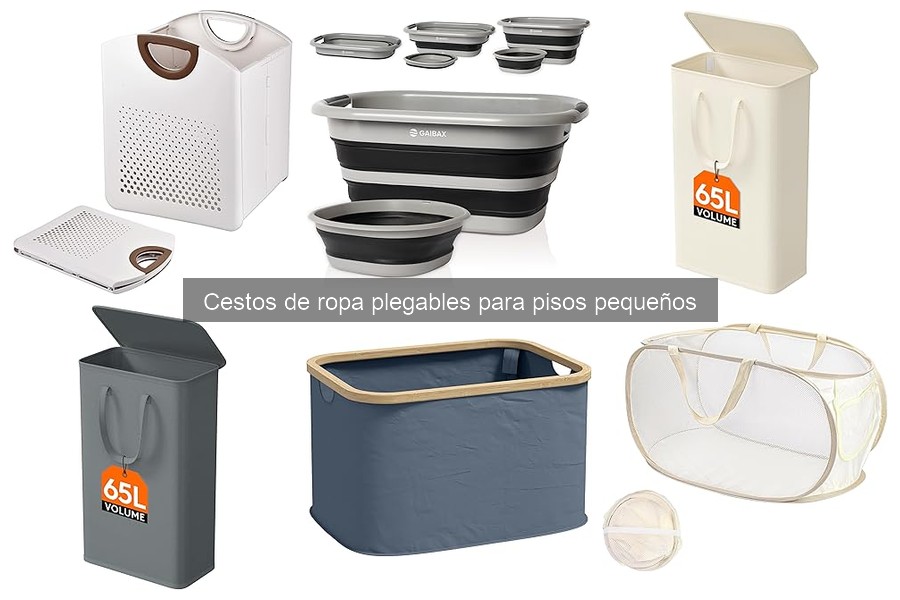 Cómo usar un cesto de ropa plegable en pisos pequeños