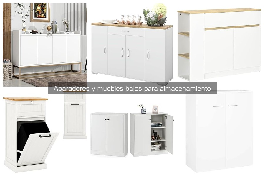 Comparativa: Aparadores vs Muebles de Almacenamiento Multiusos