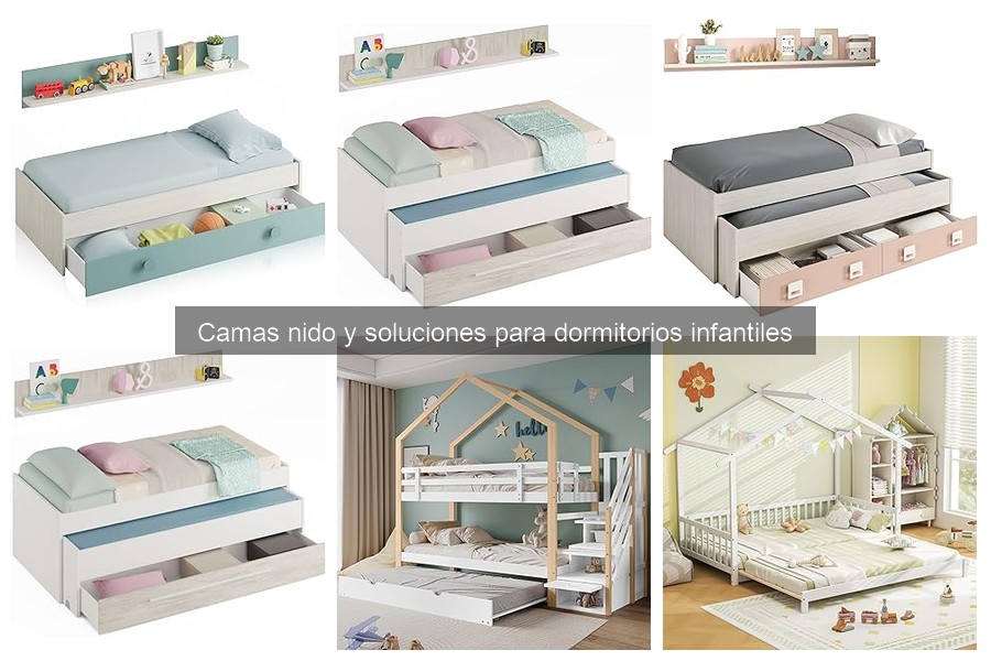 Comparativa: Camas nido vs literas para dormitorios infantiles