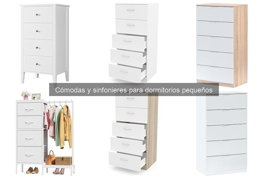 Comparativa: Cómodas vs Sinfonieres para Dormitorios Pequeños