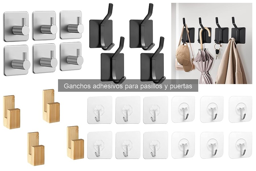 Comparativa de ganchos adhesivos: Brencco vs Auxmir