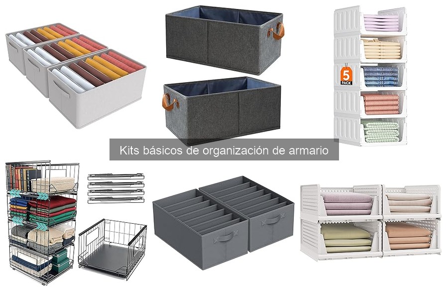 Comparativa de Kits Básicos de Organización de Armario