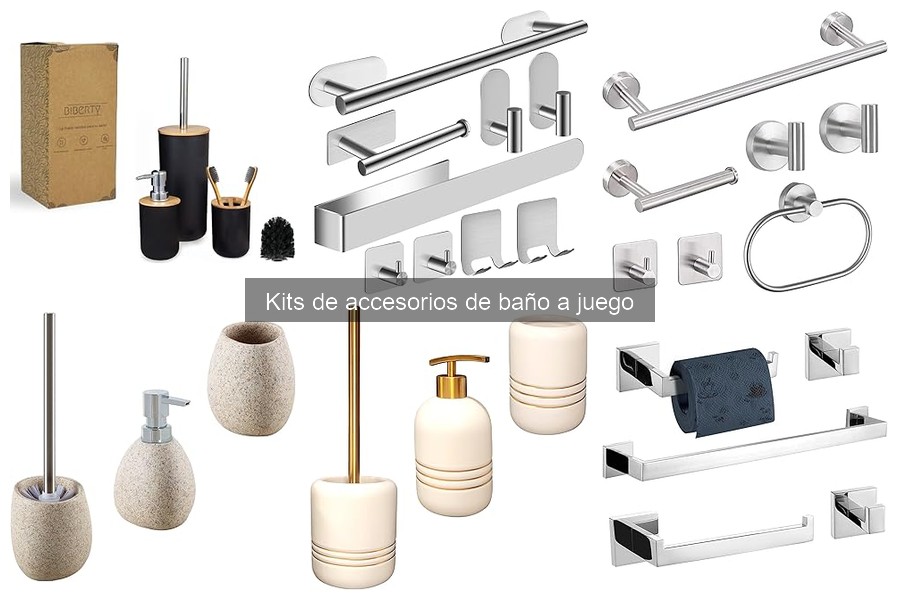 Comparativa de Kits de Accesorios de Baño de Marcas Destacadas