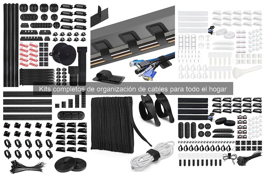Comparativa de Kits de Organización de Cables para el Hogar