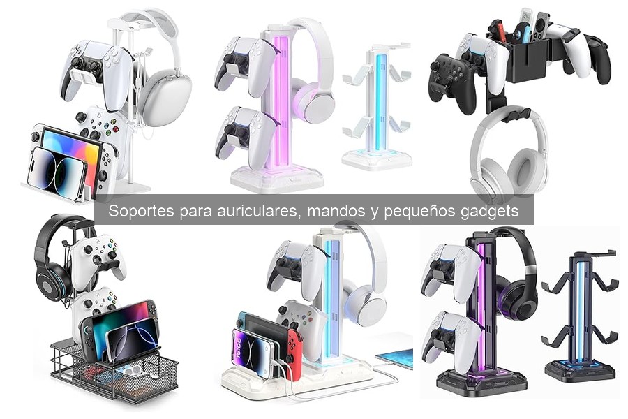 Comparativa de los Mejores Soportes para Auriculares y Mandos