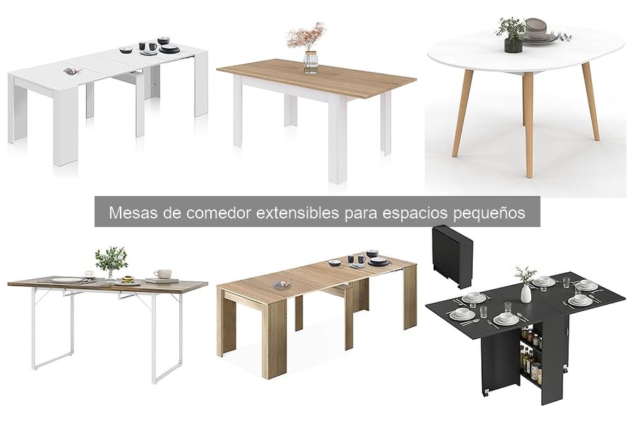 Comparativa de materiales en mesas de comedor extensibles