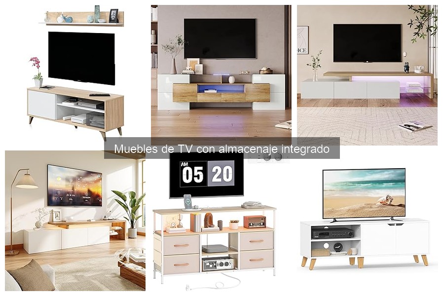 Comparativa de Muebles de TV con Almacenaje Integrado