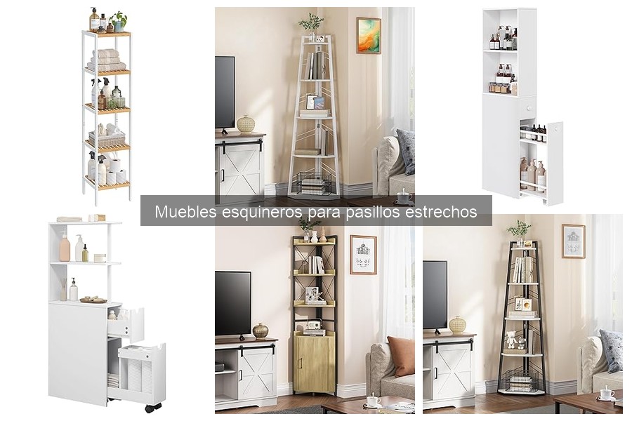 Comparativa de muebles esquineros: madera vs. metal