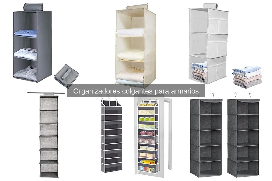 Comparativa de organizadores colgantes para armarios