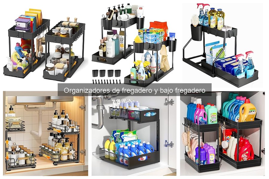 Comparativa de Organizadores de Fregadero: Mejores Opciones