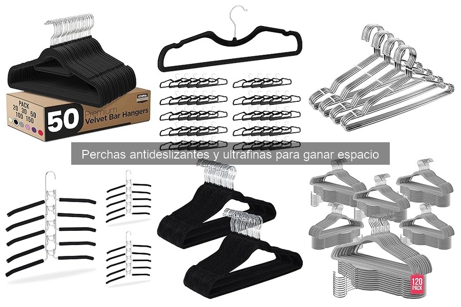 Comparativa de Perchas Antideslizantes y Convencionales