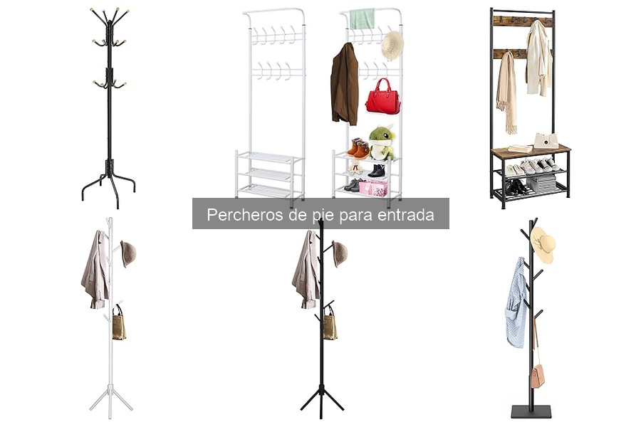 Comparativa de Percheros de Pie y de Pared para Tu Entrada