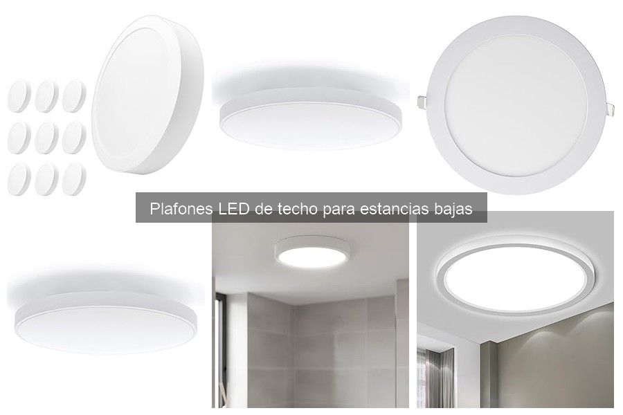 Comparativa de Plafones LED para Estancias Bajas