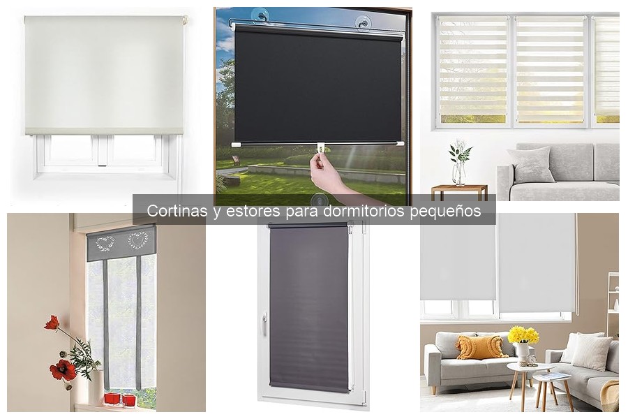 Comparativa de precios: Cortinas y estores para dormitorios pequeños