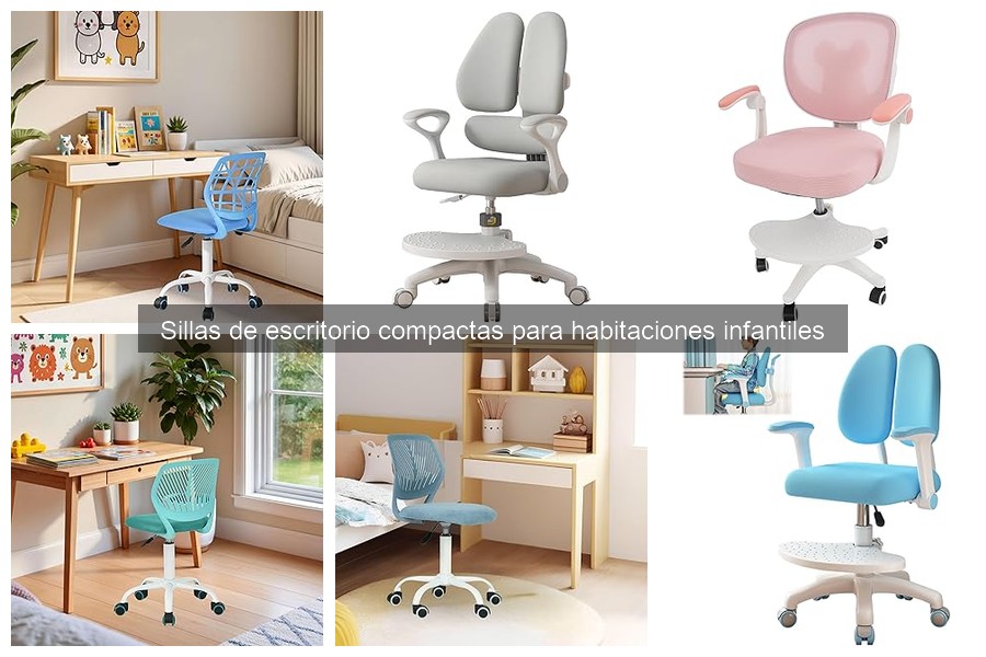 Comparativa de sillas de escritorio compactas infantiles