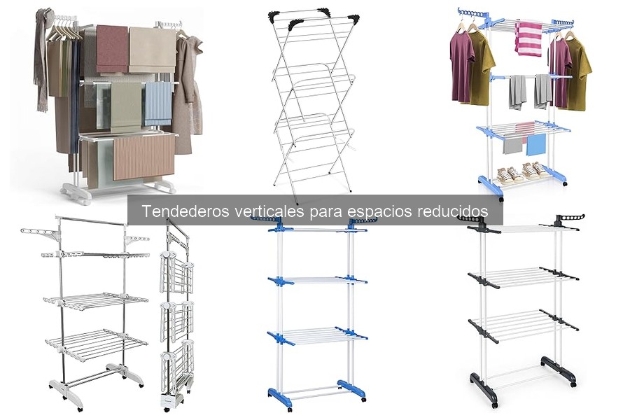 Comparativa de tendederos verticales para espacios reducidos