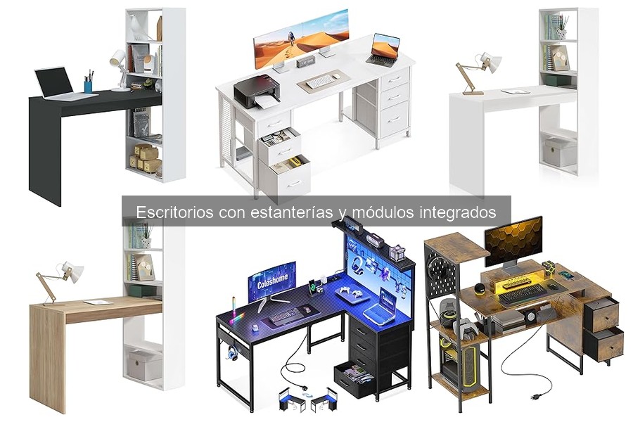 Comparativa: Escritorios con Estanterías vs. Escritorios Tradicionales