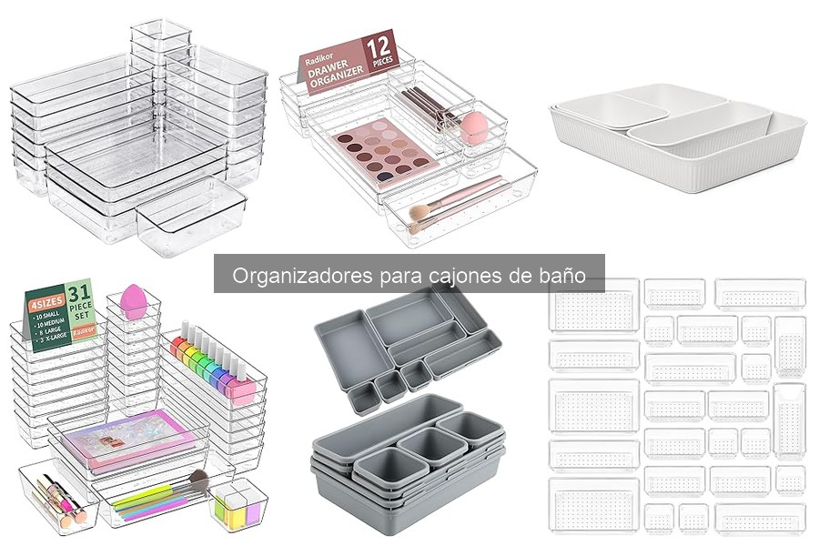 Comparativa: Organizadores de plástico vs madera para baño