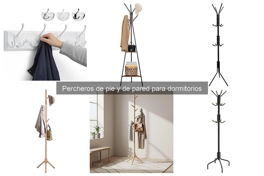 Comparativa: Percheros de Pie vs. Percheros de Pared para Dormitorios