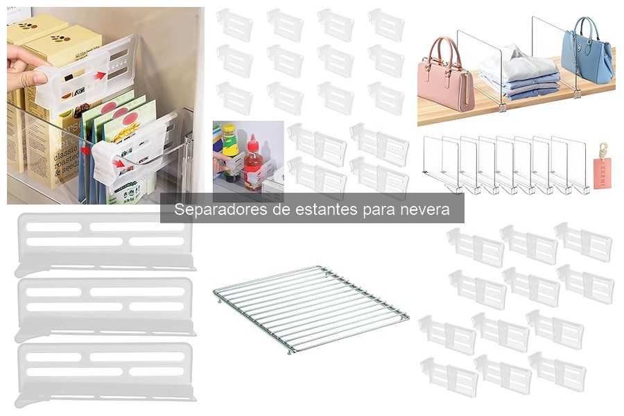 Comparativa: Separadores de estantes para nevera