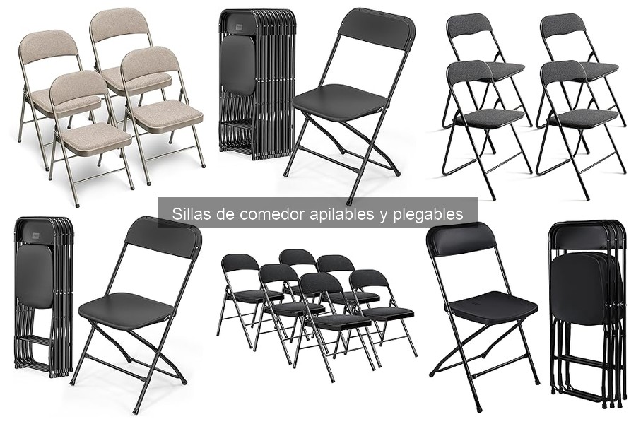 Comparativa: Sillas de Comedor Apilables vs. Convencionales