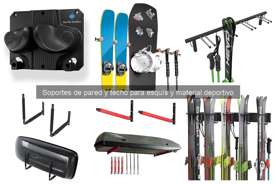 Comparativa: Soportes de pared vs Estanterías para esquís