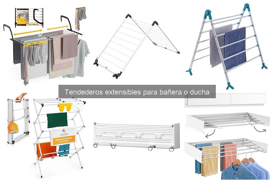 ¿Cuánto cuesta un tendedero extensible para bañera o ducha?