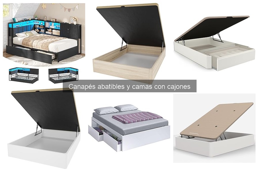 ¿Cuánto peso soporta un canapé abatible? Capacidades y factores