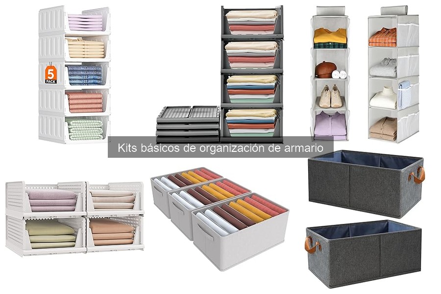 Descubre qué son los kits básicos de organización de armario