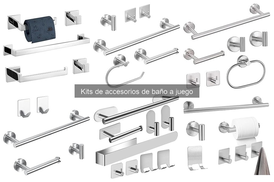 Diferencias entre kits de accesorios de baño y accesorios individuales