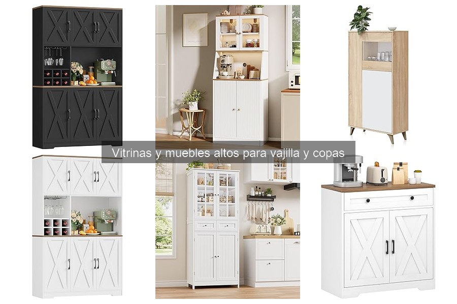 Dimensiones ideales de vitrinas para apartamentos pequeños