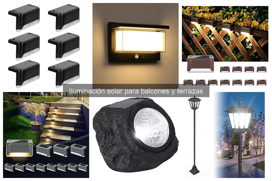 Diseños Innovadores de Lámparas Solares para Terrazas