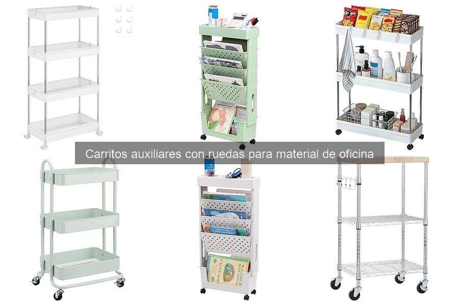 Dónde comprar carritos auxiliares con ruedas para oficina