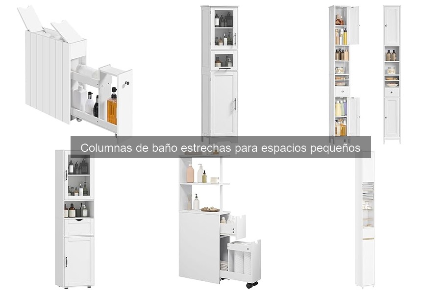 Dónde comprar columnas de baño estrechas y precios recomendados