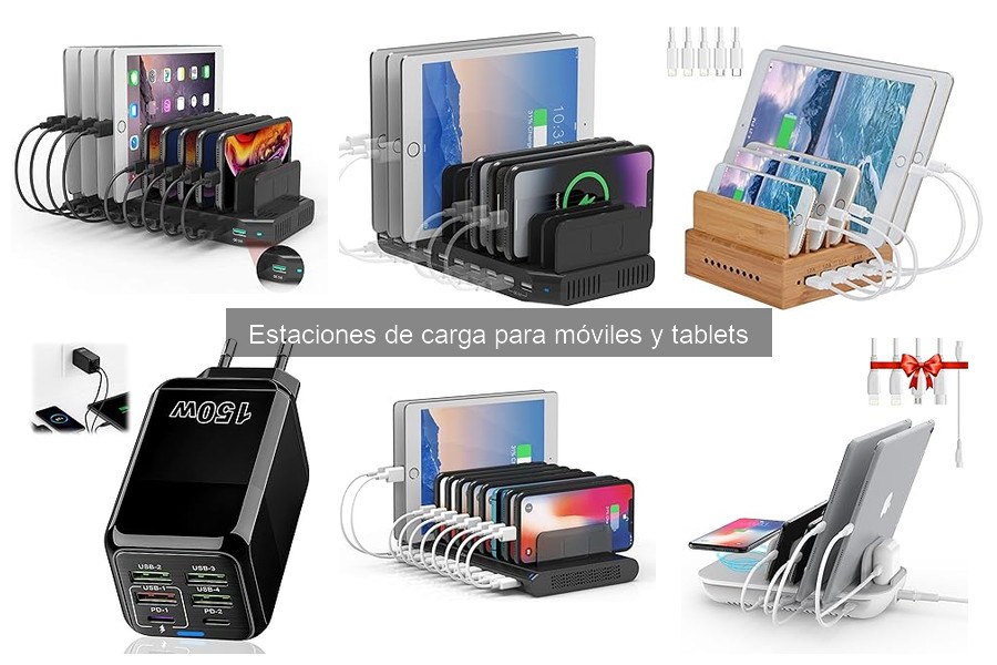 Dónde comprar estaciones de carga para móviles y tablets