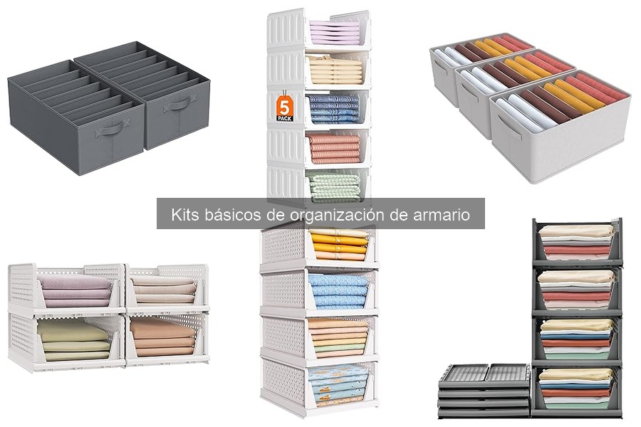 Dónde comprar kits básicos de organización de armario