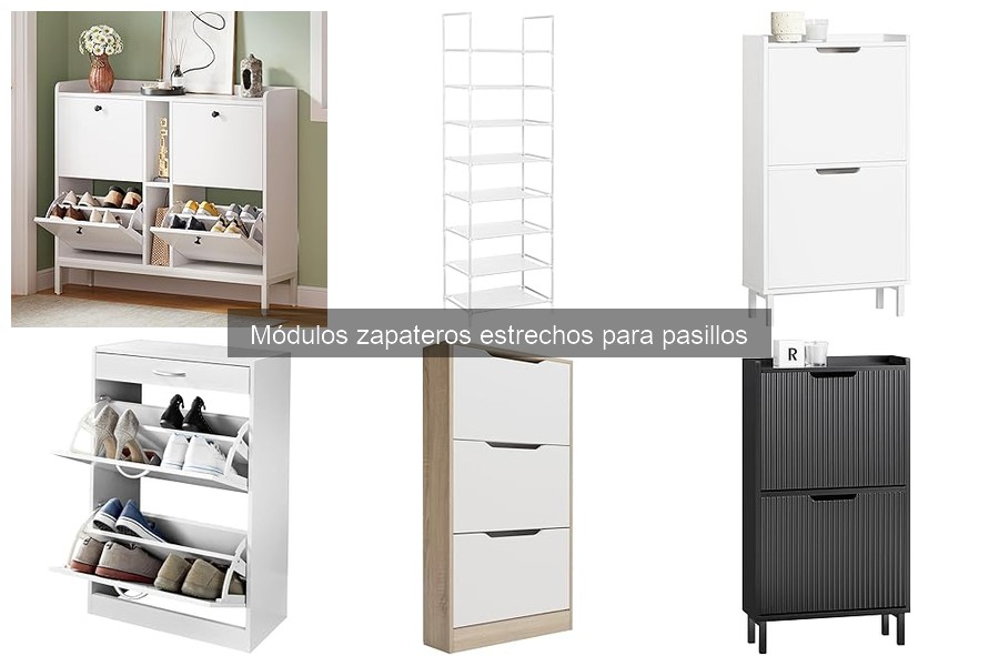 Dónde comprar módulos zapateros estrechos para pasillos
