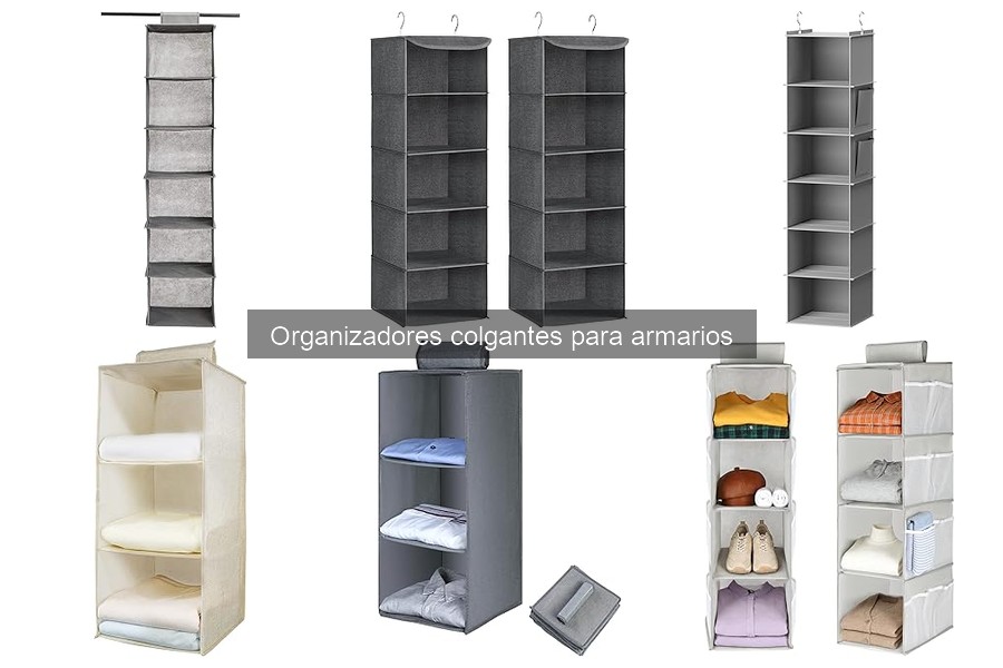 Dónde comprar organizadores colgantes para armarios