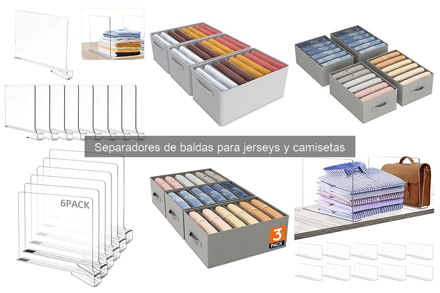 Dónde Comprar Separadores de Baldas para Jerseys y Camisetas