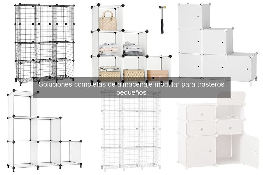 Dónde comprar soluciones de almacenaje modular para trasteros