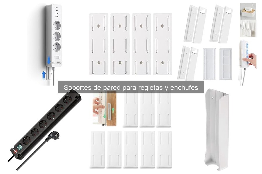 Dónde comprar soportes de pared para regletas y enchufes