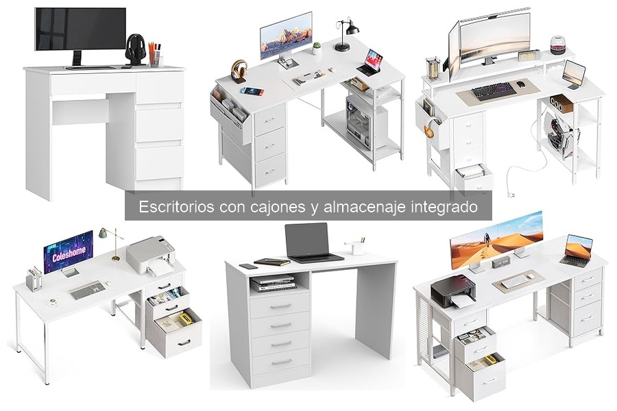 Errores al comprar escritorios con almacenaje integrado