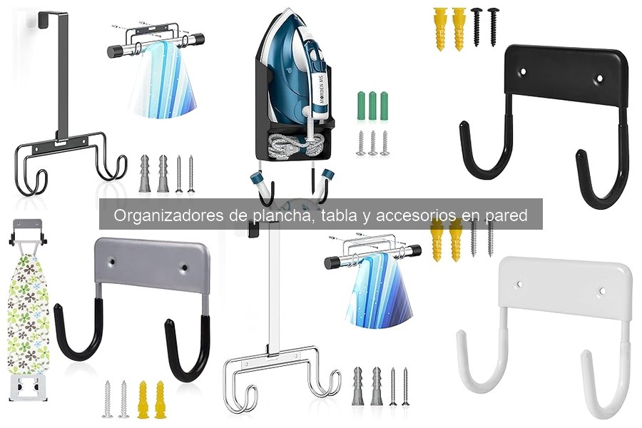 Errores comunes al instalar organizadores de plancha en pared