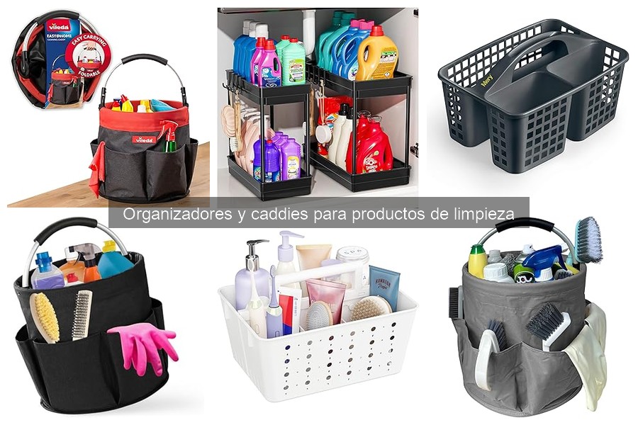 Errores comunes al usar caddies para productos de limpieza